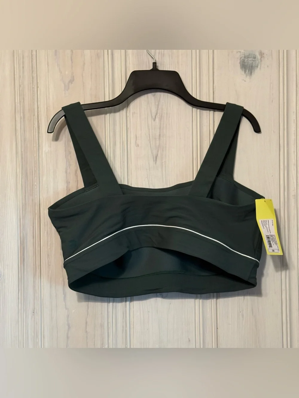 NWT All in Motion Everyday Soft Piped Sport Bra Green size 3X - Picture 5 of 10